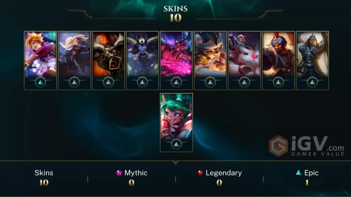 EUW EMAIL CHANGEABLE Black Alistar Victorious Jarvan IV Worlds 2012 Riven+Her 2012 icon URF icon 16 CHAMPIONS 11 SKINS LAST PLAY 2022