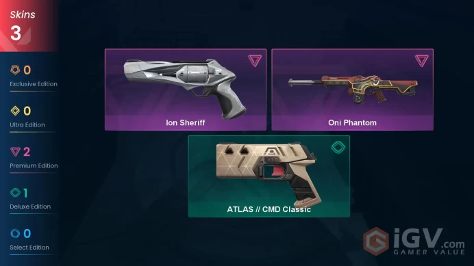 EU | 3 Skins | Full Acces | Oni Phantom | Ion Sheriff