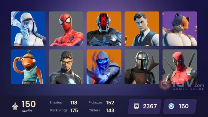 FA - [XBOX/SWITCH/PC] 150 skins | OG STW | Gold TNTina | Gold Meowscles | Gold Midas | Gold Brutus | Cloud Striker | Recon Champion | Trilogy