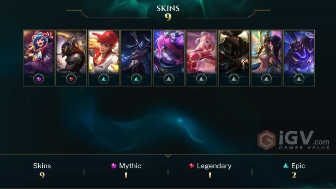 【NA】Level 63 51 Champ/ 9 Skins Full Access High Quality Account Instant Delivery️