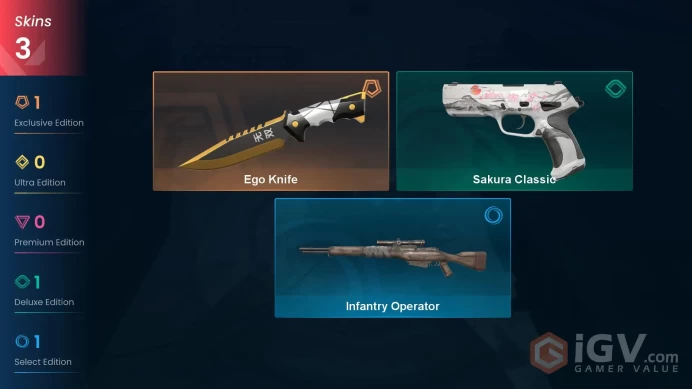 NORTH AMERICA / 3 SKINS / Ego Knife / 2 AGENTS / 5 LVL