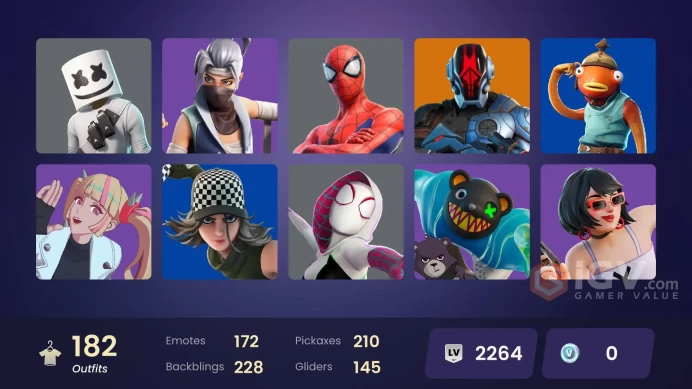 FA - [XBOX/PC] 182 skins | Vivi Chroma | Snap | Optimus Prime | The Origin | The Imagined | Renzo the Destroyer | Zeus | Era |