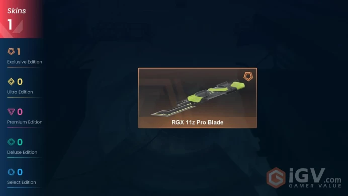 EUROPE / RGX 11z Pro Blade / 16 LVL / 2 AGENTS