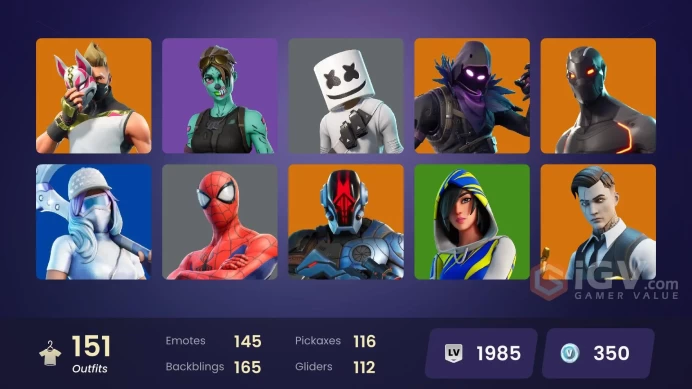 [PC/PSN/] 151 skins | OG STW | Gold Midas | Gold Brutus | Gold Meowscles | FNCS 3:1 Champion | Rogue Agent | P.A.N.D.A Team Leader | Cracksho