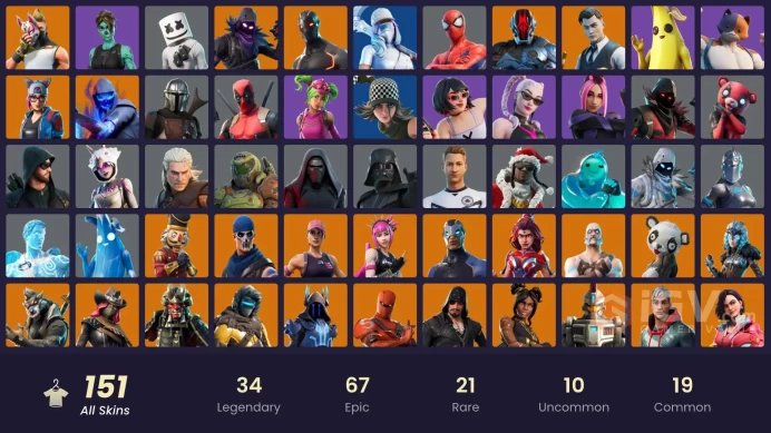 [PC/PSN/] 151 skins | OG STW | Gold Midas | Gold Brutus | Gold Meowscles | FNCS 3:1 Champion | Rogue Agent | P.A.N.D.A Team Leader | Cracksho