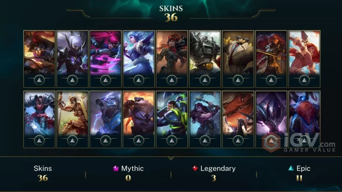 【NA】Level 66    52 Champ/ 36 Skins   Full Access  High Quality Account  Instant Delivery️
