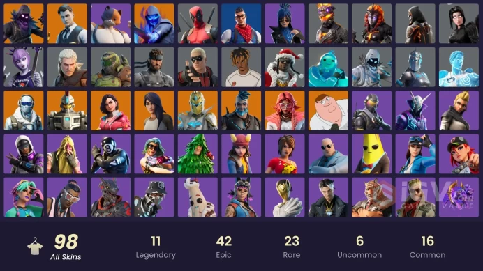 [ALL PLATFORMS] 98 skins | Blue Team Leader | Gold Midas | Rogue Agent | Carbon Commando | Lina Scorch | Subzero Cryptic