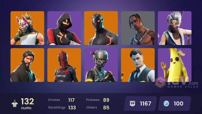 [PC/PSN] 131 skins | IKONIK |Travis Scott | The Reaper | Take The L | Elite Agent | Gold Midas | Candy Axe | Hot Marat | Orange Justice  X1