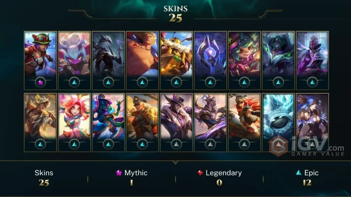 EUW -(S16) BRONZE 2(60LP) %100WR -65 Champ - 25 Good Skins(1 Mythic, 12 Epic) - 11.4K BE -S11 ACC- FULL ACCES - CHEAP