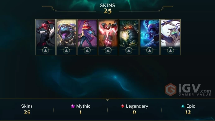 EUW -(S16) BRONZE 2(60LP) %100WR -65 Champ - 25 Good Skins(1 Mythic, 12 Epic) - 11.4K BE -S11 ACC- FULL ACCES - CHEAP