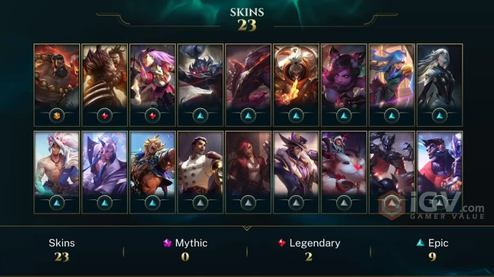 EUW -(S16) SILVER 1(10LP) START - 76 Champ - 23 Good Skins(1 Ultimate, 2 Legendary, 9 Epic) - 7.3K BE -S10 ACC- FULL ACCES - CHEAP