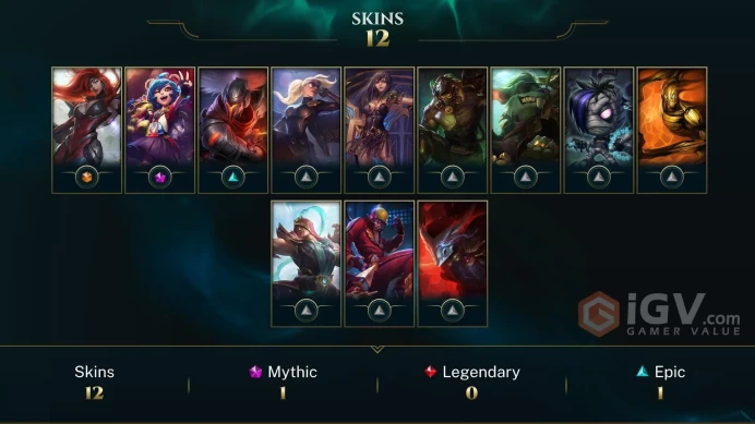 [EUW] - Unranked  / 12 Skin / Changeable Mail | Instant Delivery | Lifetime Warranty | 100% Handmade & Secure | 24/7 Support