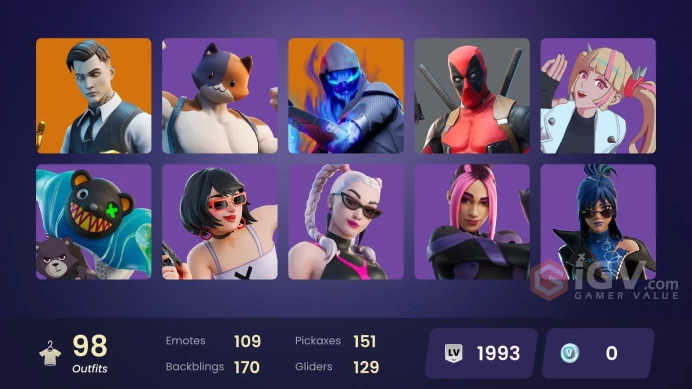 [ALL PLATFORMS]-100 Skin+Merry Mint Axe-FULL ACCESS-