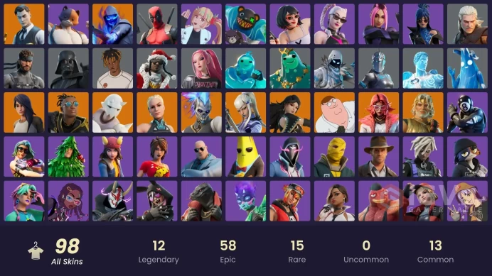 [ALL PLATFORMS]-100 Skin+Merry Mint Axe-FULL ACCESS-