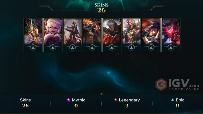 [EUW] - Gold II / 26 Skins / Changeable Mail | Instant Delivery | Lifetime Warranty | 100% Handmade & Secure | 24/7 Support