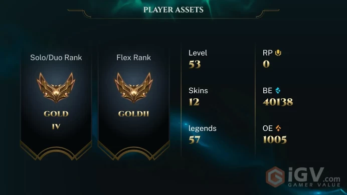 [EUW] - Gold IV / 12 Skins / Changeable Mail | Instant Delivery | Lifetime Warranty | 100% Handmade & Secure | 24/7 Support