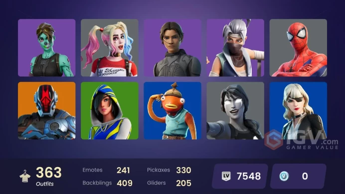[PC/PSN/XBOX/NIN] 363 skins | Polo Prodigy | FNCS Renegade | Arcane Vi | NBA 75 Swish | Naruto Uzumaki | Keri Commander | Unchained Ramirez 