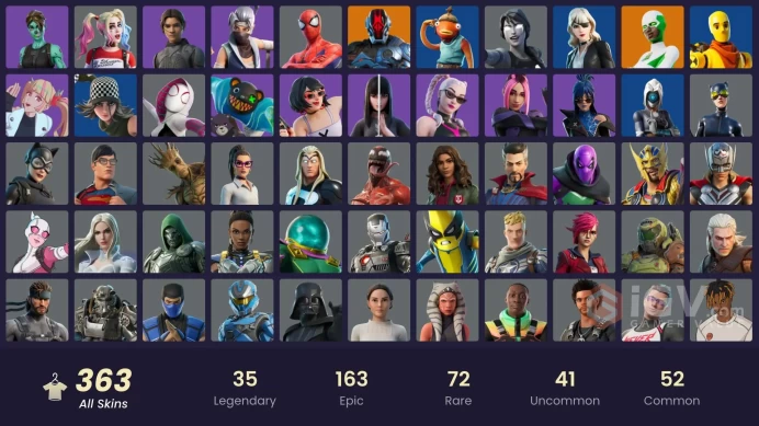 [PC/PSN/XBOX/NIN] 363 skins | Polo Prodigy | FNCS Renegade | Arcane Vi | NBA 75 Swish | Naruto Uzumaki | Keri Commander | Unchained Ramirez 
