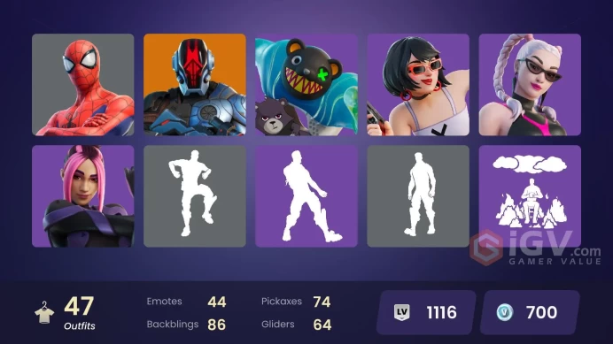 [ALL] 47 skins | Midas Rex | The Foundation | The Imagined | Ronin | Malik | Era | Paradigm (Reality-659) | The Origin | Snap | Darth Vader |