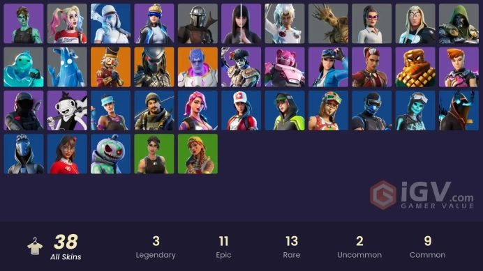 *[ALL LINKABLE] FA | 38 skins | Neo Versa | Sultura | Dante | Cloud Striker | Fixer | Kymera | Crackshot | Predator