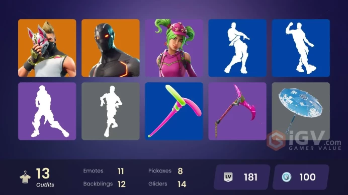 *[ALL LINKABLE] FA | 13 skins | Blue Team Leader | Carbide | Omega | Drift | Valor | Puppet Master Robert | Battlehawk