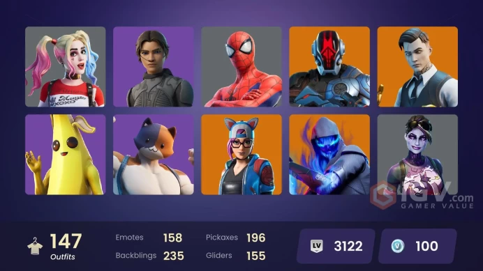 *[PC/XBOX] 147 skins | Gold Midas | Gold Brutus | Catalyst | Ruin | Omegarok | Gear Specialist Maya | Rox | Sentinel | Fusion | The Prisoner |