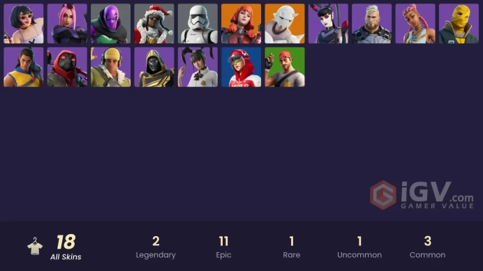 *[ALL LINKABLE] FA + CHANGEABLE MAIL | 18 skins | The Imagined | Snap | First Order Stormtrooper | Prowler | Santa Dogg | Adira | Evie
