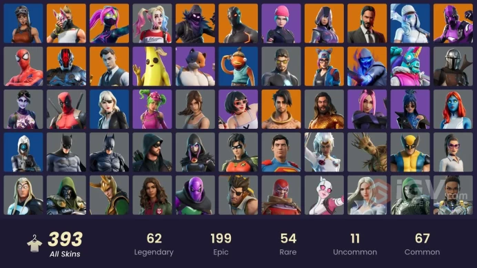 [PC ONLY] 393 skins | OG STW | Wildcat | Dark Vertex | Dark Skully | Glow | Merry mint axe | Gold Midas | Xander | Rainbow Racer | Tart Tycoon