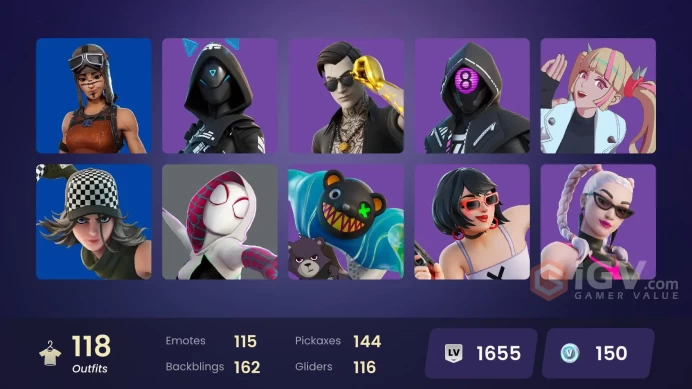FA - PSN/XBOX/PC - 118 skins | Renegade Raider | Dummy Supreme | Peter Griffin | Valeria | Twyn | Paradigm (Reality-659) | Spectra Knight