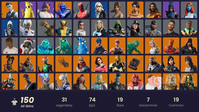 [ALL PLATFORMS] 150 Skins | OG STW | Rue OG | Blue Team Leader | Peely | Midas | Scarlet Satchel | Pursuit | Skirmish |FULL ACCESS
