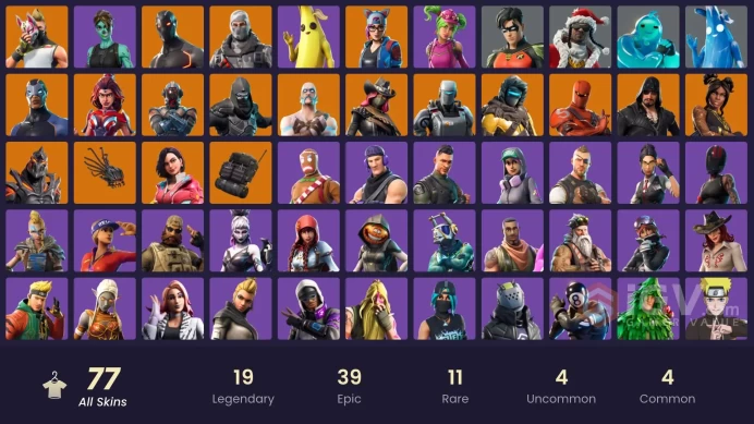 [ALL PLATFORMS]-77 Skins-Omega OG-Ghoul Trooper-Candy Axe-Naruto Uzumaki-Havoc-Sub Commander-Breakpoint-FULL ACCESS-