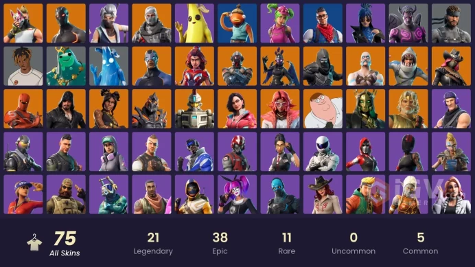 [ALL PLATFORMS]-75 Skin-Rogue Agent-Blue Team Leader-Prodigy-Omega-Fishstick-FULL ACCESS-