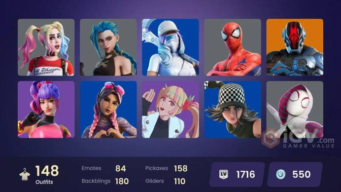 [ALL PLATFORMS]-150 Skin-Catwoman Zero-Harley Quinn-Rebirth Harley Quinn-Ice Spice-Arcane Jinx-FULL ACCESS-