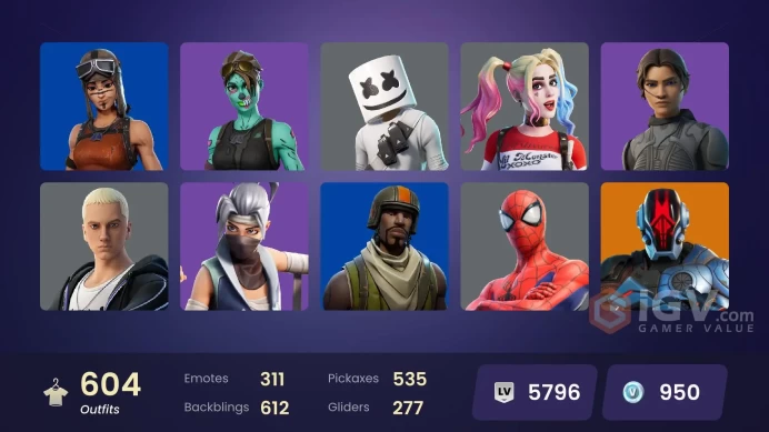 [ALL PLATFORMS]-603 Skin-533 Pickaxe-310 Emotes-FULL ACCESS-
