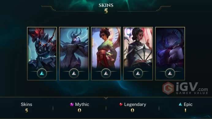 S16 Gold I (0 LP) | EUNE | BE: 410 | RP: 104 | CHAMPS: 36 | Blood Moon Elise | Judgment Kayle | Mecha Kha'Zix | Sakura Karma | Traditional Karma