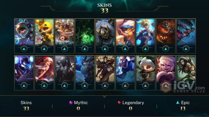 【NA】Level 243 131 Champ/ 33 Skins Full Access High Quality Account Instant Delivery️