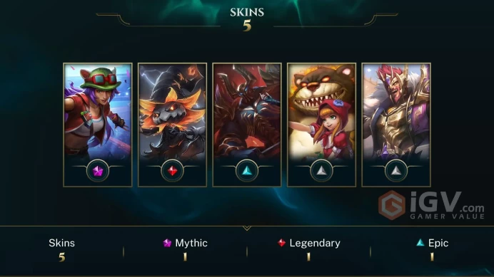 S16 Gold III (0 LP) | EUNE | BE: 11906 | CHAMPS: 65 | Fright Night Veigar | Pentakill III: Lost Chapter Mordekaiser | Red Riding Annie | Victori