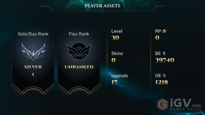 S16 Silver I (0 LP) | EUNE | BE: 39740 | CHAMPS: 17 | Hextech Sion | Waterloo Miss Fortune | Iron Solari Leona | Shadow Prince Malzahar | Level: