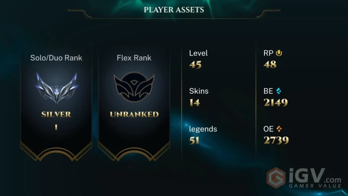 S16 Silver I (0 LP) | EUNE | BE: 2149 | RP: 48 | CHAMPS: 51 | Death Blossom Elise | Crime City Graves | Tango Evelynn | Pool Party Lee Sin | Sup