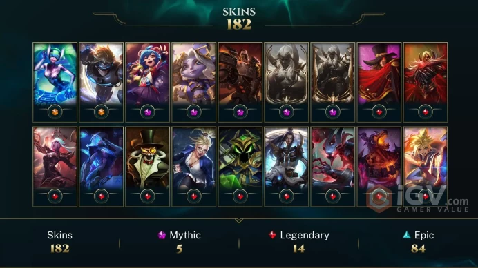 EUW HANDMADE ACCOUNT -(S16) BRONZE 2 - 172 Champ - 182 Good Skins(2 Ultimate, 5 Mythic)- FULL ACCES - SAFETY - LIFETIME WARRANTY - CHEAP