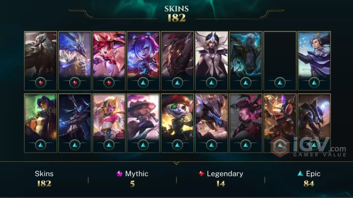 EUW HANDMADE ACCOUNT -(S16) BRONZE 2 - 172 Champ - 182 Good Skins(2 Ultimate, 5 Mythic)- FULL ACCES - SAFETY - LIFETIME WARRANTY - CHEAP
