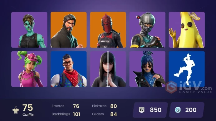 PC/PSN/Xbox/Nintendo 75 skins | OG STW | The Reaper | Elite Agent | Renee | Blue Team Leader | Prodigy | Carbon Commando | Andre | Rogue Agent |