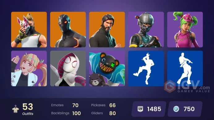 PC/PSN/Xbox/Nintendo 52 skins | The Reaper | Elite Agent | Omega (stage 5) | Valor | Calamity | Ragnarok | The Ageless | Nezumi | The Visitor | 