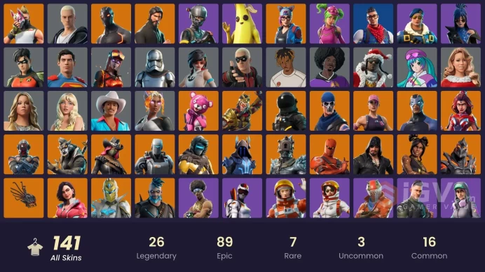 PC/PSN/Xbox/Nintendo 141 skins | OG STW | The Reaper | Elite Agent | Take The L | Blue Team Leader | Carbon Commando | Royale Bomber | Blue Stri