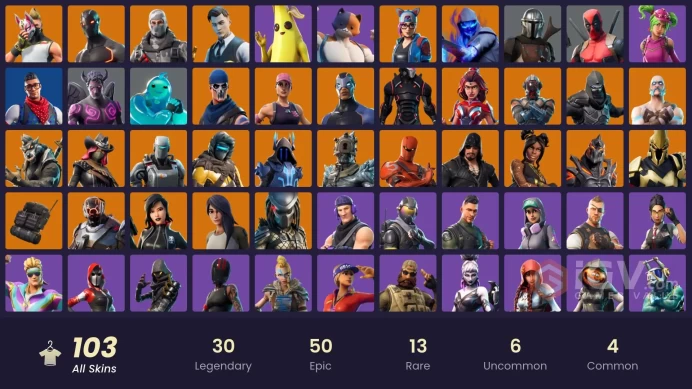 #5 [PC/XBOX/PSN/SWITCH] 102 skins | OG STW | Blue Team Leader | Omega (stage 5) | Gold Midas | Cloud Striker | Sub Commander | Havoc | 1450 VB