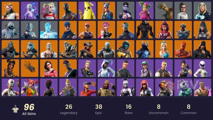 [PC/PSN/XBOX] 95 skins | Galaxy | OG STW |Blue Team Leader | Tart Tycoon | Fate | Luxe | Dire | Glimmer |Y107 