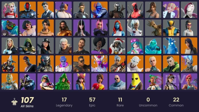 [PC/NINTENDO/PS] 96 skins | Gold Brutus | Gold Midas | Sir Beurre | Neon Wings | Clawz Retro | MB71