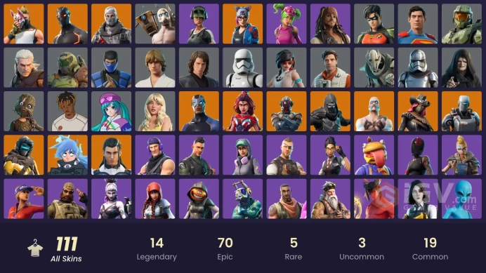 [PC/PSN/XBOX] 111 skins | Psycho Bandit | Master Chief (Matte Black) | Sub Commander | Orange Justice | Havoc | Take The Elf| Hot Marat | 100VB