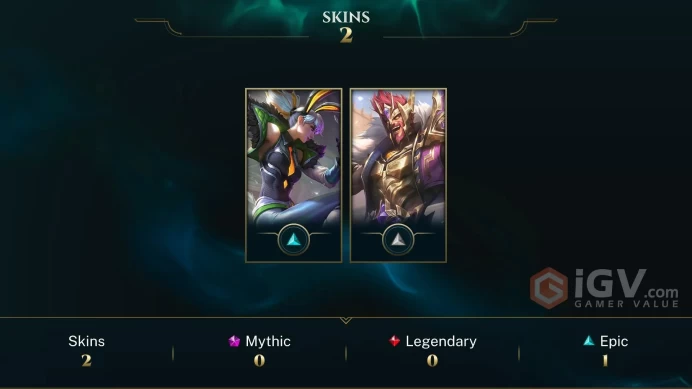 S16 Gold III (62 LP) | EUW | 60% WR | BE: 38045 | CHAMPS: 52 | Battle Bunny Prime Riven | Victorious Draven | Northern Storm Volibear | PsyOps V