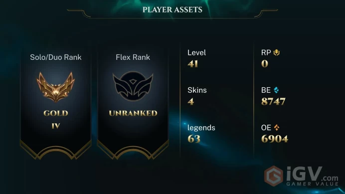 S16 Gold IV (0 LP) | EUW | BE: 8747 | CHAMPS: 63 | Arcane Vander Warwick | Victorious Kog'Maw | Debonair Zed | Victorious Draven | Pool Party Gr